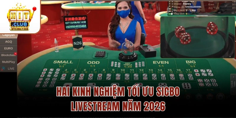 Sicbo Livestream Hitclub – Hình Ảnh 4K & Dealer Tương Tác 1s 3 Hai kinh nghiệm tối ưu Sicbo Livestream năm 2026